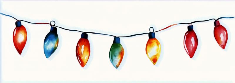 Christmas Lights Hanging in Overland Park, KS
