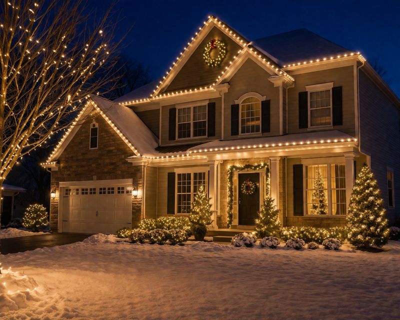 Christmas Lights Installation in Roswell, GA