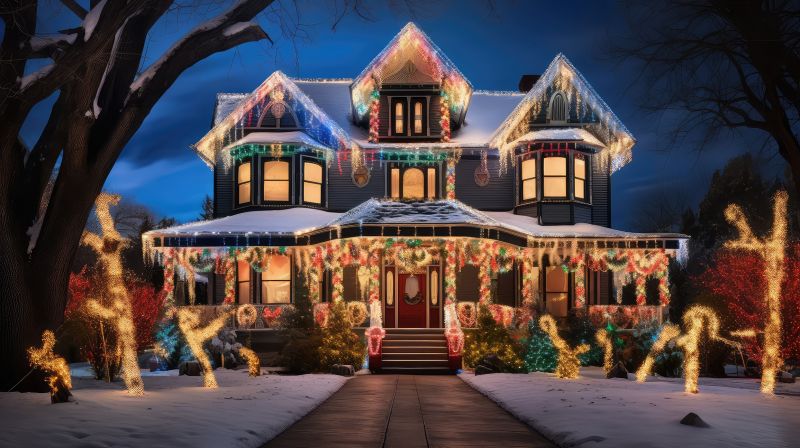 Holiday Lights Installation in Overland Park, KS