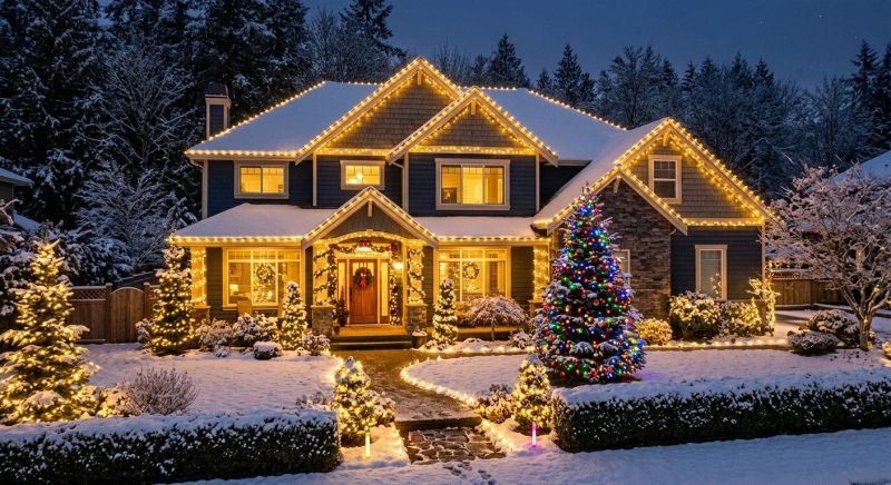 Holiday Lights Installation in Olathe, KS