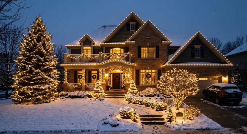 Xmas Lights Installation in Kansas City, MO