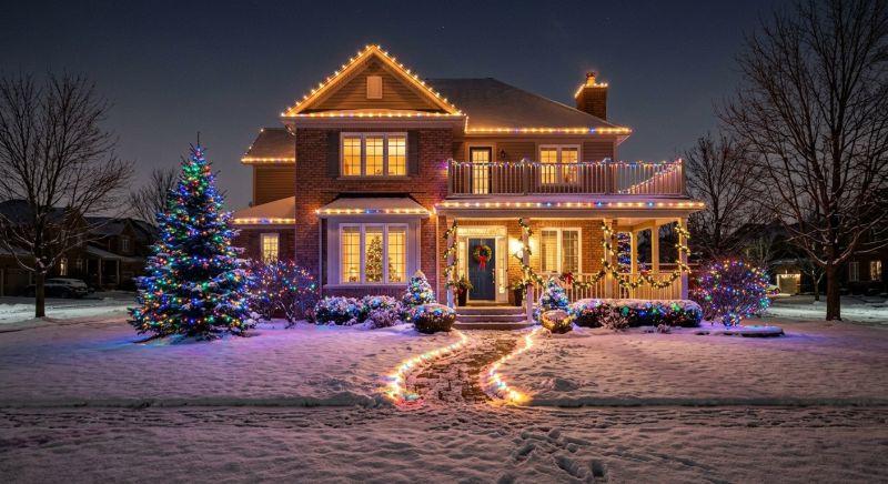 Xmas Lights Installation in Alpharetta, GA